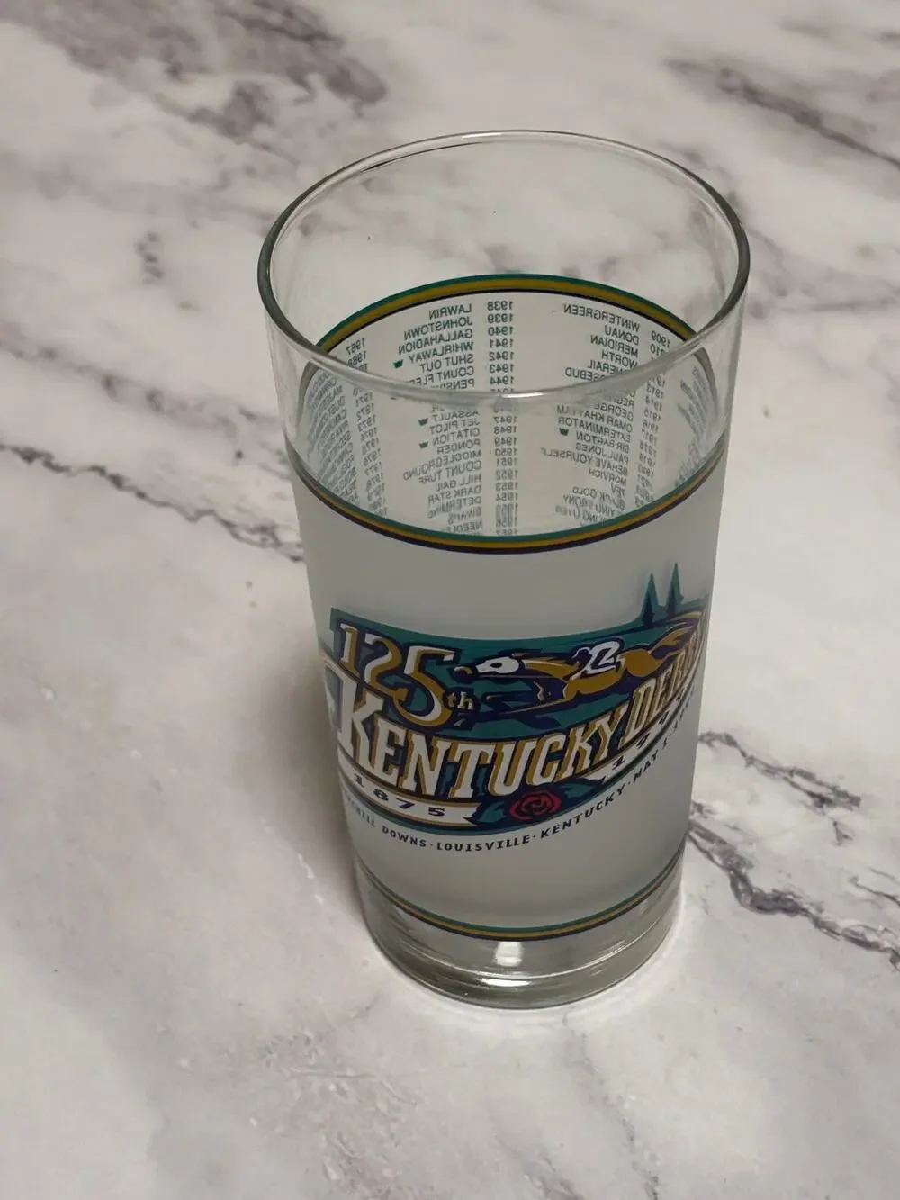1999 Kentucky Derby Official 125 Churchill Downs Vintage Julep Glass Louisville